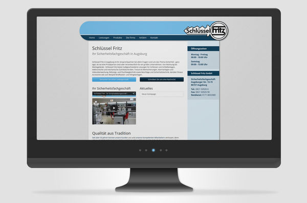 Neue Schlüssel Fritz Homepage